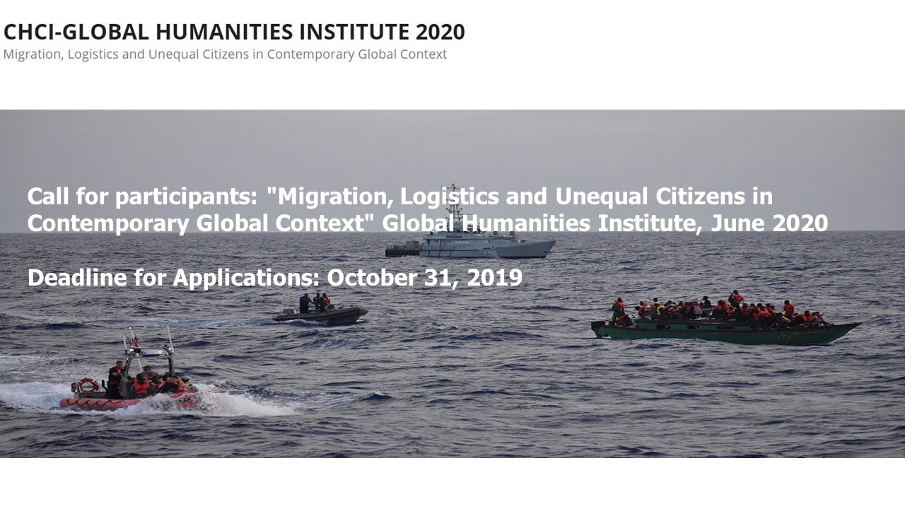 Call for Participants for the 2020 CHCI-Global Human Institute
